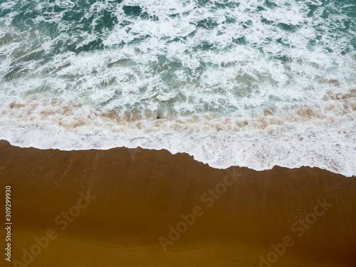 Abstract images of the mighty pacific ocean crashing ashore along the great ocean road photo