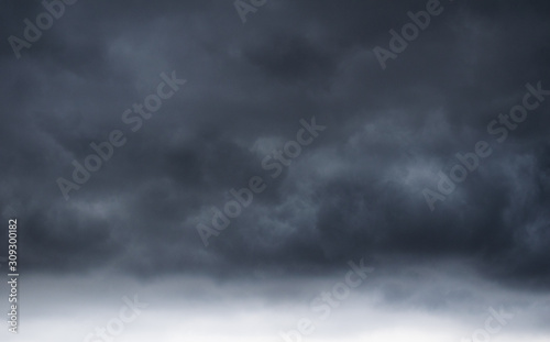 skyscape of clouds on the sky in the rainday