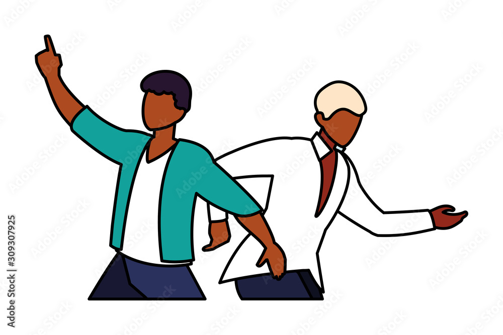 scene of men in dance pose, party, dance club scene of men in dance pose, party, dance club