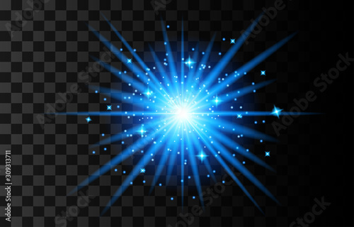 Vector transparent sunlight...