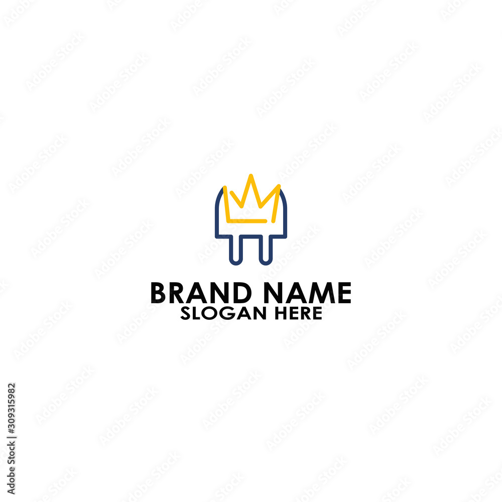 logo energi king vector design logo energi king vector design