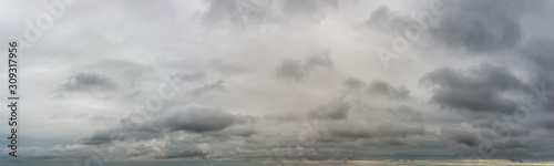 Fantastic dark thunderclouds, sky panorama © StepStock