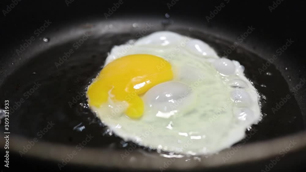 fried egg cooking for breakfast fried egg cooking for breakfast