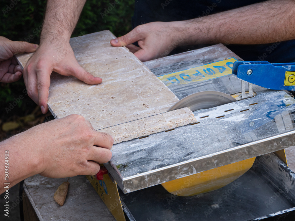 Travertine tile cutter deals