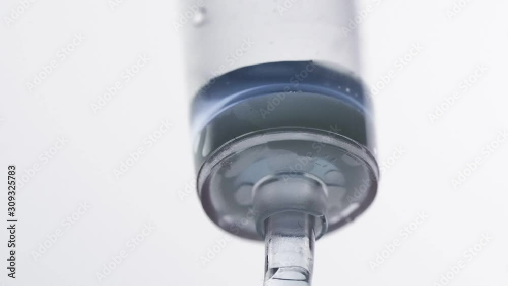 Drop procedure in hospital, medicine surgery intravenous dropper, liquid.