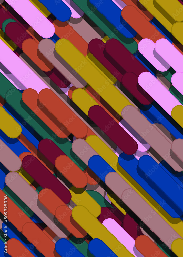 Color Abstract Lines and Circles Generative Art background illustration Color Abstract Lines and Circles Generative Art background illustration