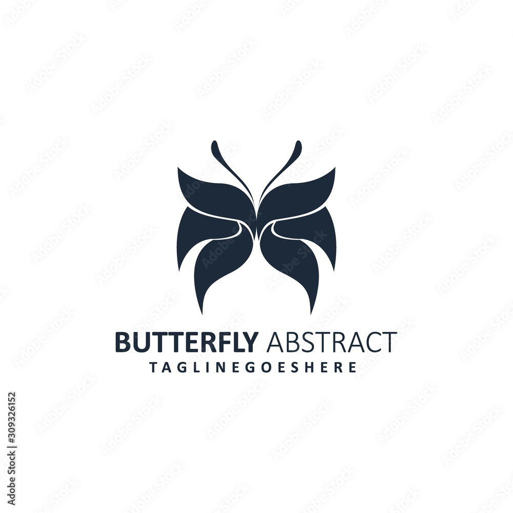 Abstract Butterfly Illustration Vector Template Abstract Butterfly Illustration Vector Template