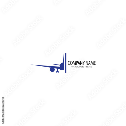 aviation icon and symbol vector template