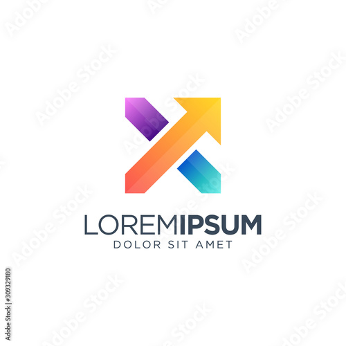 Free Download Arrow Logo Design - GFXLoad