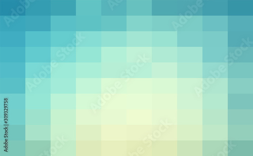Blue Grid Mosaic Background; Creative Design Templates. abstract colorful gradient rectangles check . Background of squares Different pixel pattern shades.