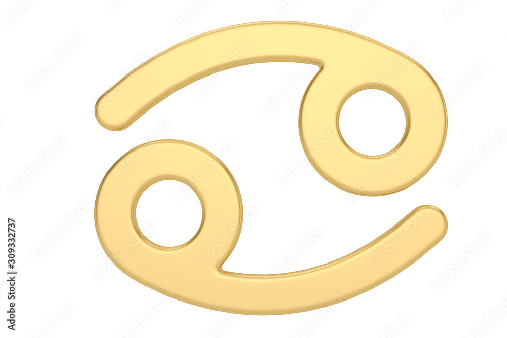 Gold constellation icon Isolated on white background. 3d illustration Gold constellation icon Isolated on white background. 3d illustration