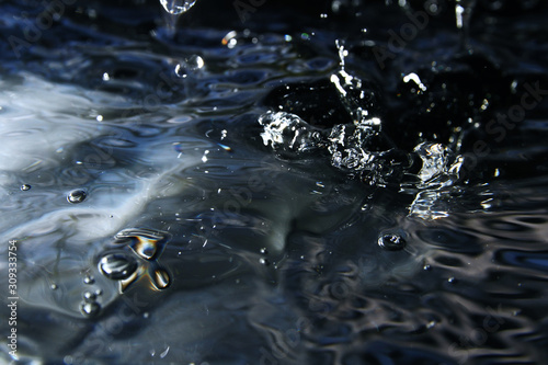 Water droplet as background