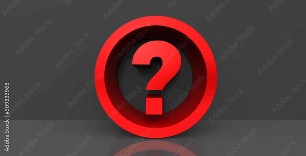 question mark red 3d interrogation question mark red 3d interrogation