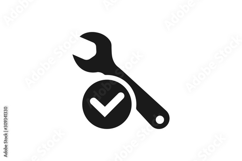 Repair complete icon,Repair tool icon vector illustration