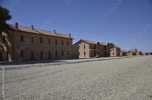 Building View of Al Ula Hejaz Railway Station, in Madain Saleh World Heritage, Al Ula, Medinah Province, Saudi Arabia