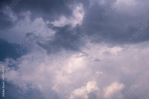 drak Sky clouds before rain