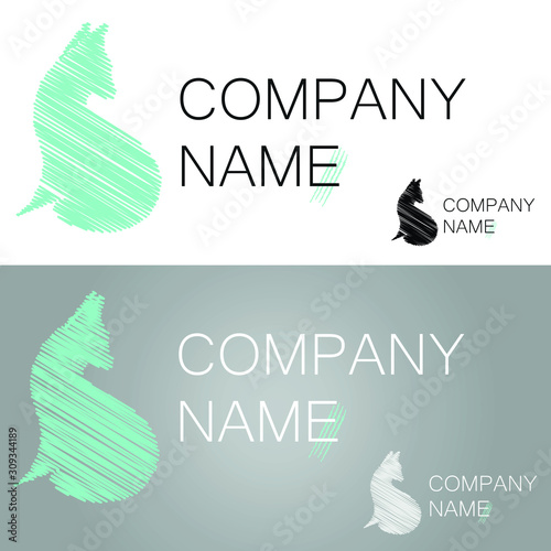 cat logo, kot logo, 