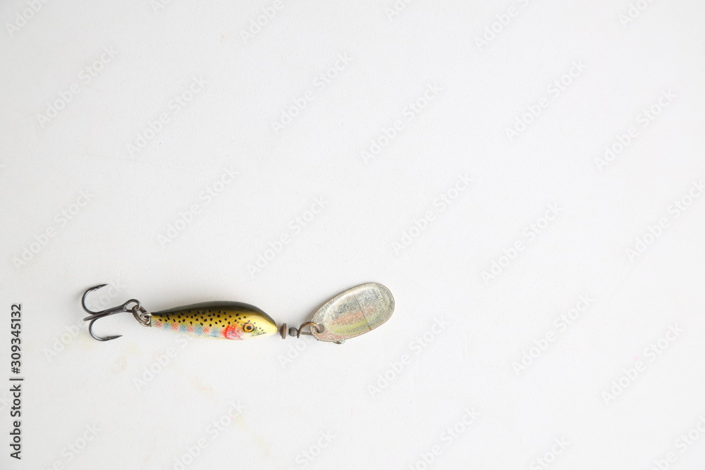 Saragossa Spain. September 18, 2019 fishing lures Saragossa Spain. September 18, 2019 fishing lures