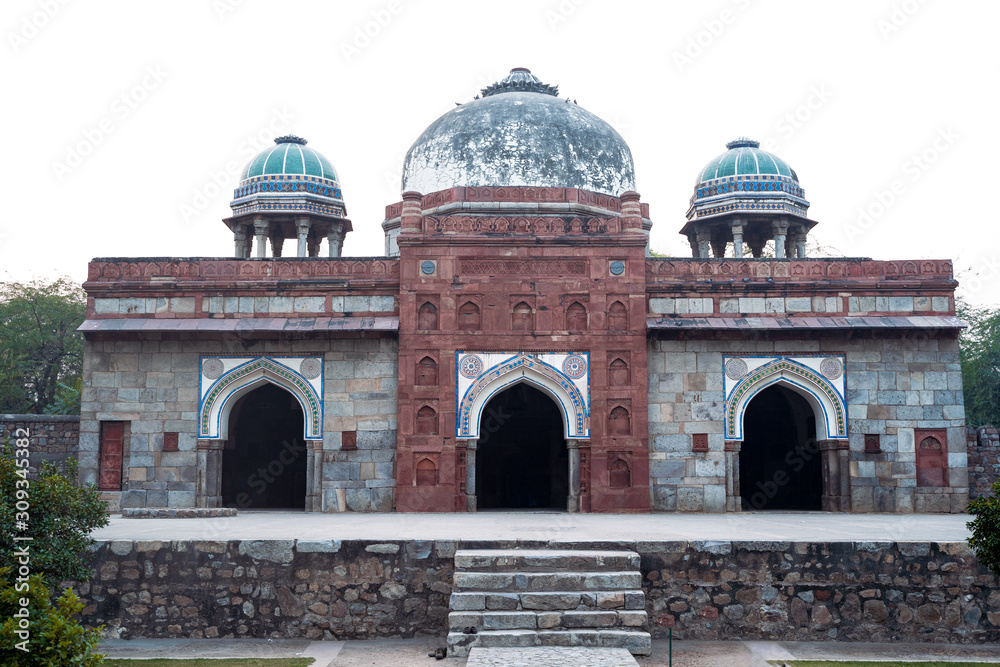 Isa Khan Garden Tomb in New Delhi India at Humayans Tomb Complex