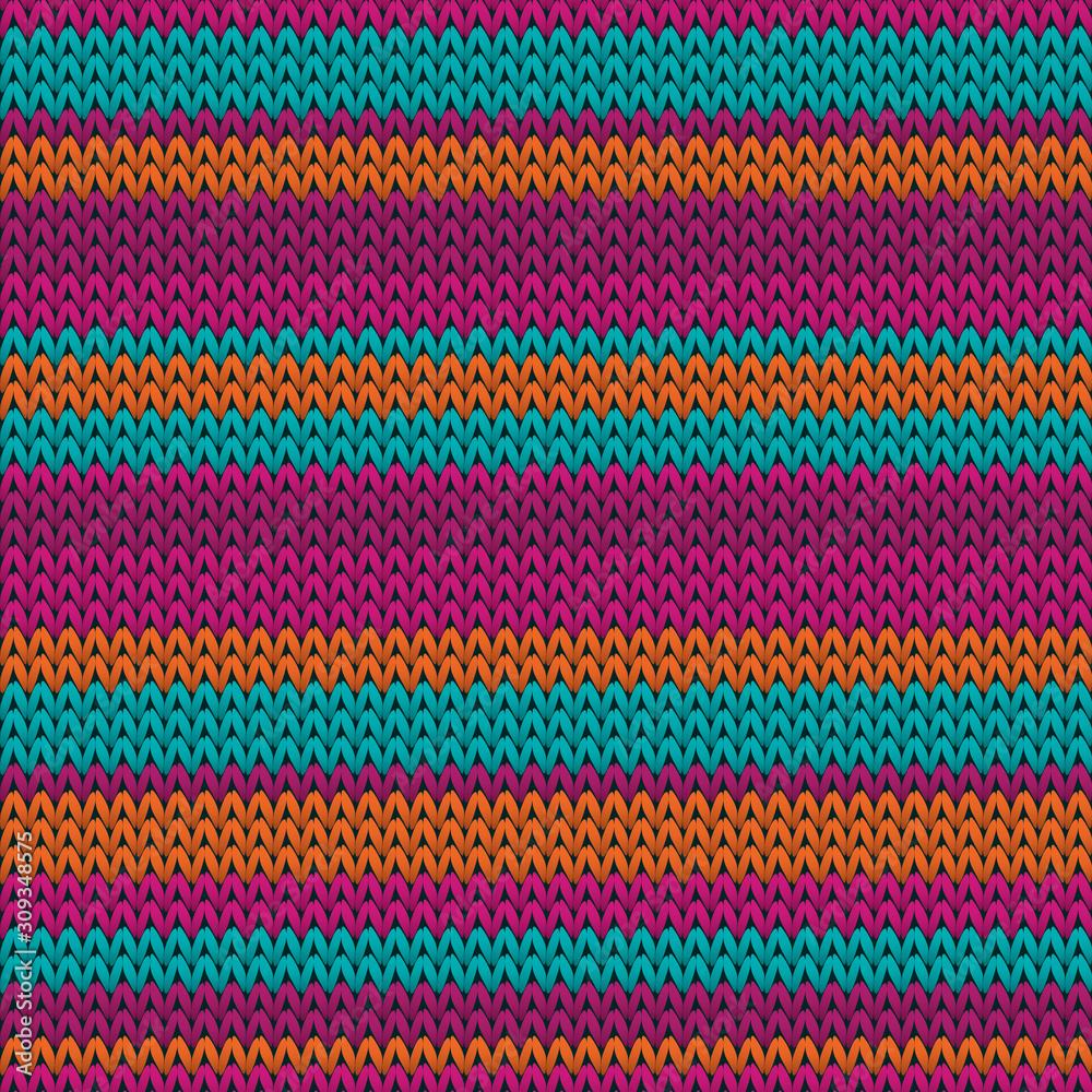 Cool horizontal stripes knit texture geometric 