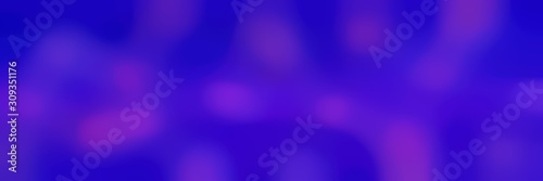 soft blurred horizontal background with medium blue, blue violet and slate blue colors and space for text