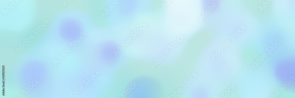 smooth horizontal background with powder blue, pale turquoise and light cyan colors and space for text or image