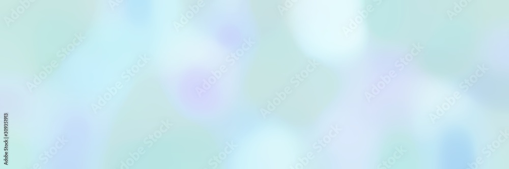 blurred horizontal background with powder blue, light cyan and lavender colors and free text space