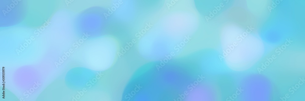 blurred horizontal background with sky blue, light blue and medium turquoise colors and space for text or image blurred horizontal background with sky blue, light blue and medium turquoise colors and space for text or image