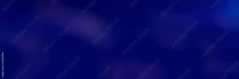 soft blurred horizontal background with midnight blue, dark blue and very dark blue colors and free text space