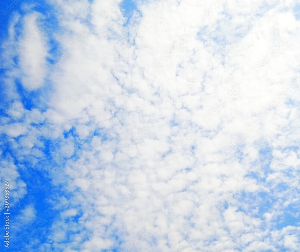 blue sky with cloud background