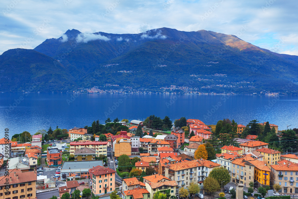 Small Italian settlement near the lake Garda
