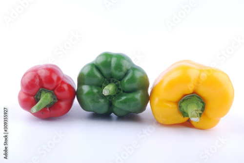 Bell pepper isolated on white background