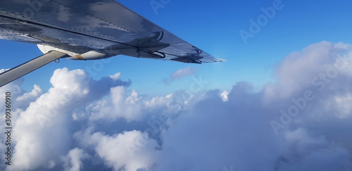 Blue sky with clouds