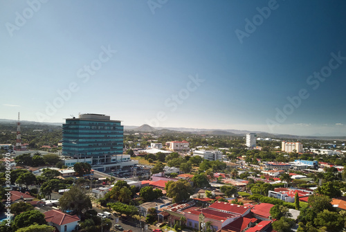 Cityscape of central america city