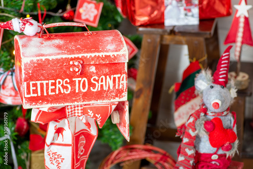 Christmas box letters to Santa