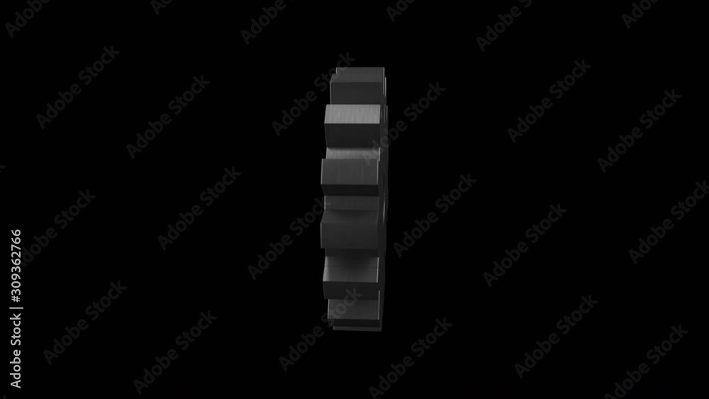 Endless 4k Video Gear Wheel Puzzle, ProRes 4444 with Alpha Channel Endless 4k Video Gear Wheel Puzzle, ProRes 4444 with Alpha Channel