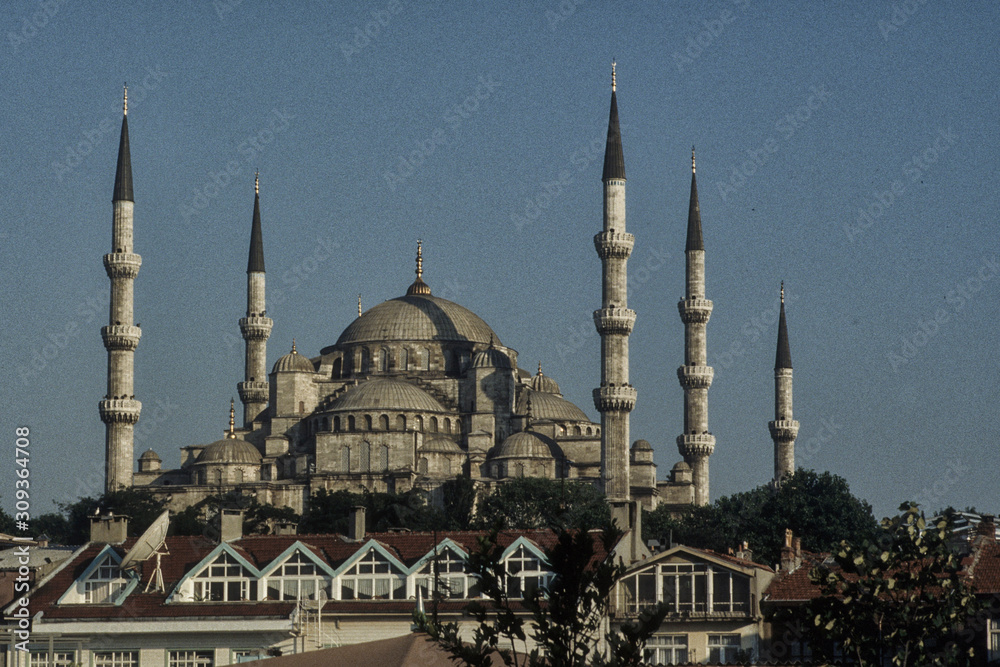 wiew of blue mosque Istanbul