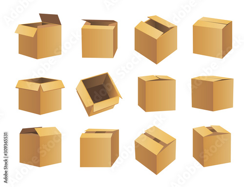 White box mockup.