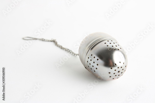 Obraz na płótnie Tea infuser strainer filter tea stainless steel ball w salonie
