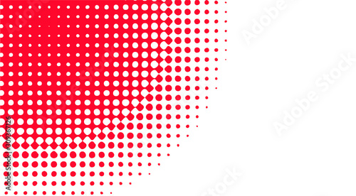 Polka dot pop art halftone pattern
