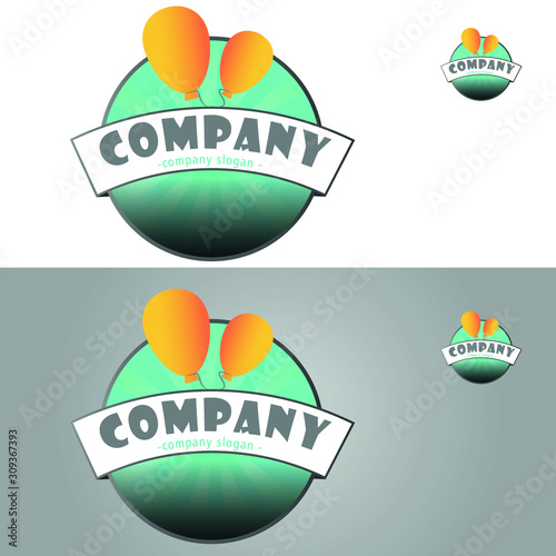 logo with baloons,frame, frame with baloons,balloons,label, logoz balonami,balony,etykieta, dzieci,