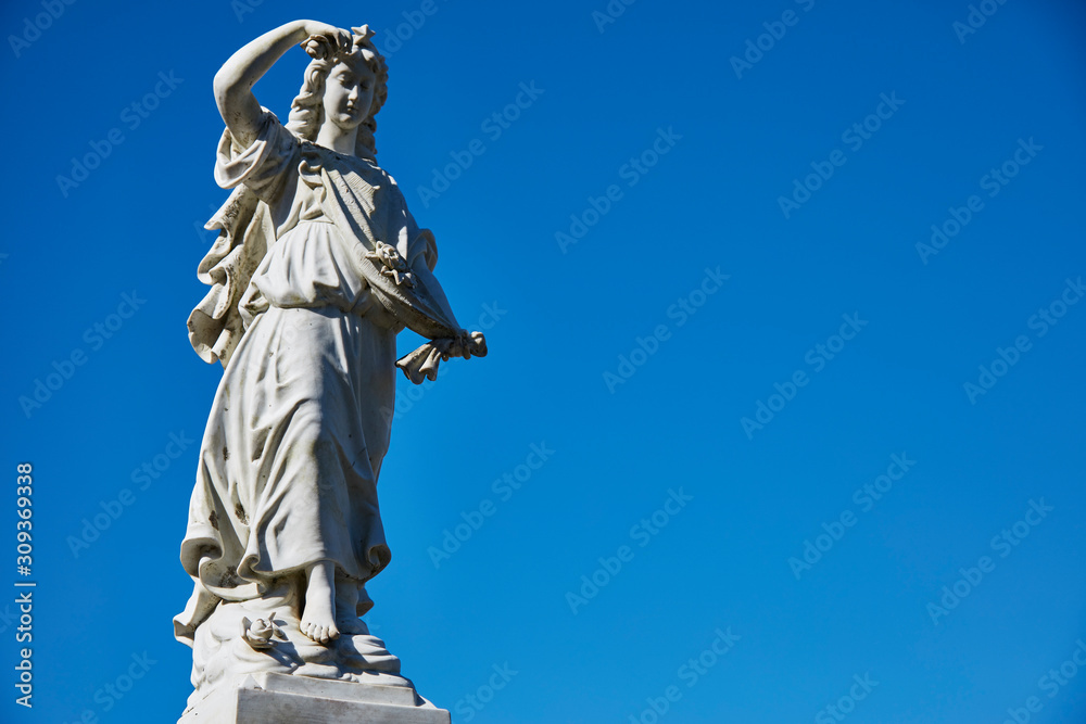 Sculpture of Angelic being at graveyard, on Aucklands North Shore. Sculpture of Angelic being at graveyard, on Aucklands North Shore.