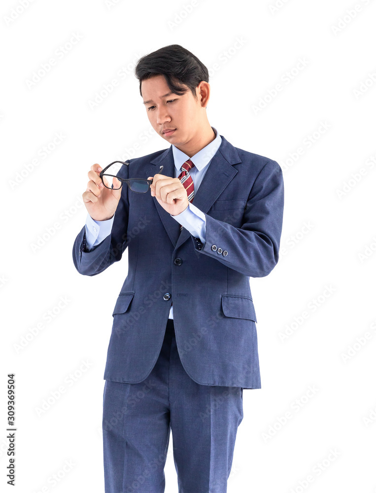 Business men portrait isolated on white background Business men portrait isolated on white background