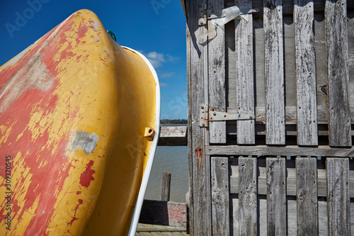 dinghy locker  at Bayswater Marina, Aucklands North shore photo