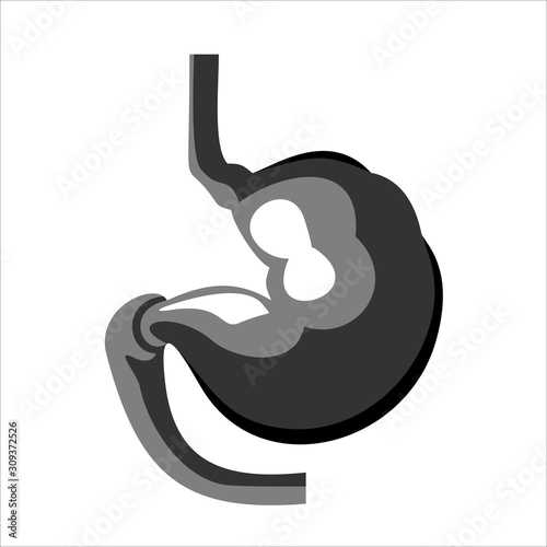Stomach flat icon.Element In Trendy Style.