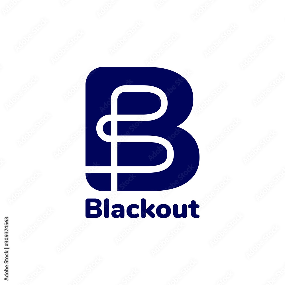letter B modern logo design sign illustration symbol vector icons badge graphic blackout company business product branding simple minimalist monogram flat color young clean market letter B modern logo design sign illustration symbol vector icons badge graphic blackout company business product branding simple minimalist monogram flat color young clean market