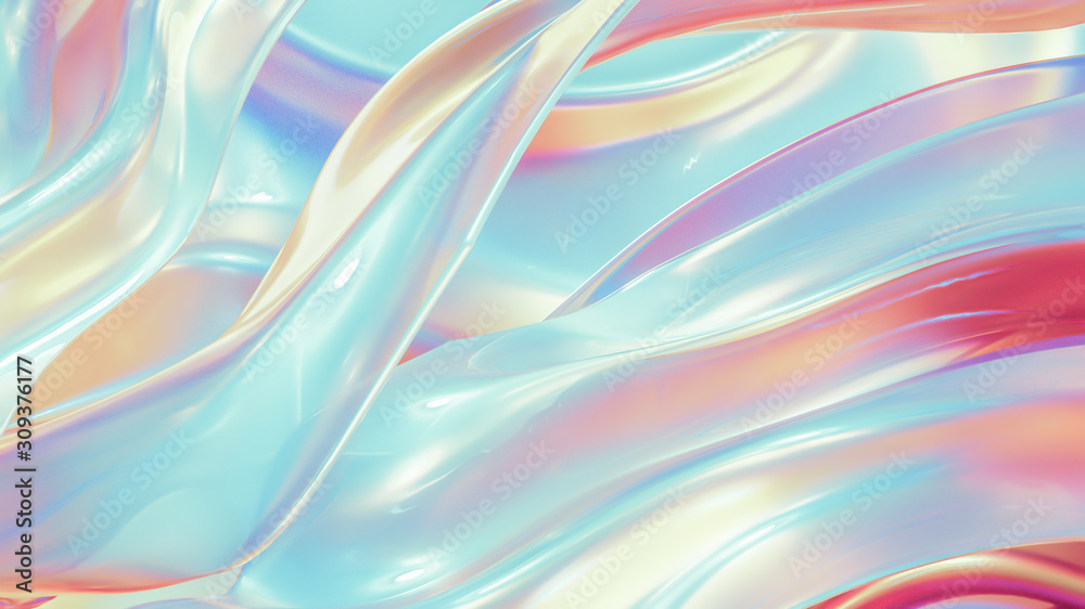 Fototapeta premium Abstract colorful background. 3d illustration, 3d rendering.