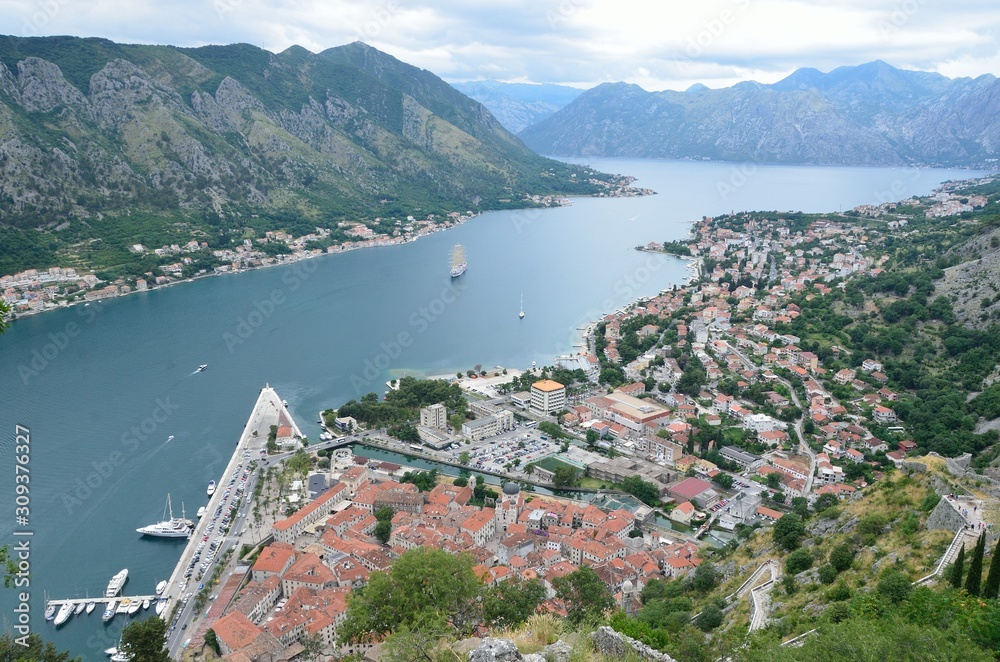 Montenegro, ancient town Kotor. included in to UNESCO heritage