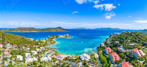 St Thomas US Virgin Islands Caribbean Drone Aerial