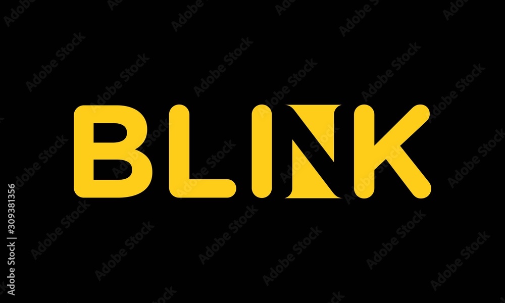 Creative blink logo design concept Creative blink logo design concept